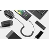 REBEL 3.5mm AUX kabelis spiralė 1m