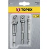 TOPEX KOMPLET ADAPTERÓW / UCHWYTÓW DO NASADEK 3 vnt.. 1/2-3/8-1/4" 38D151