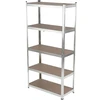Regał Lentyna Aukščiausios kokybės presuoto metalo lentyna, 5 lentynos, 180×90×40, 265 kg, cinkuota