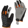 Rękawice Dirbtuvių pirštinės juodos-oranžinės, l281811p, kartonas, "11", ce, lahti