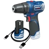 Dedra Rinkinys 12 V „ded7330“ atsuktuvo, „ded7300“ USB/C ir „ded7320“ 2,0 Ah akumuliatoriaus rinkinys