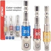 Galvučių adapterių suktuvui rinkinys, 1/4" / 3/8" / 1/2", 3 vnt., AMIO-04936
