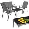 Balcony furniture set - pilka Gardlov
