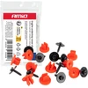 Rinkinys spinek i wkrętów osłony silnika 10kpl. amio-05040