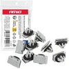 Rinkinys spinek listwy progowej su gumową uszczelką 11 mm 10vnt. amio-05047