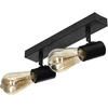 Orno RIO SP 2, sieninis-lubinis šviestuvas, E27, max. 2x60W, IP20, juodas