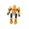 Lean Toys Geltonas robotas su gręžimo funkcija ir šviesos bei garso efektais