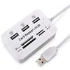 Rozdzielacz 7in1 USB šakotuvo kortelių skaitytuvo adapteris SD micro greitas skirstytuvas