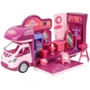 Lean Toys Lėlių namelis kemperis su LED šviesomis 42 dalys