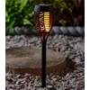 RTO 8x lampa solarna ogrodowa pochodnia led efekt płomieni ogień wbijana ozdoba