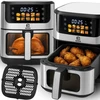 RTO A-d frytkownica beztłuszczowa duża 5,5l piekarnik 1800 w air fryer 7 programów -or1102