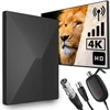 RTO Antena tv wewnętrzna zewnętrzna dc 5v uhv/vhv/fm mocny wzmacniacz hd 4k - er1234