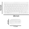 RTO Belaidė klaviatūra pelė komplektas usb mini slim e799