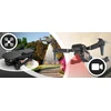 RTO Drone Pro 2 kameros, belaidis HD žaislinis skraidantis dronas, 100 m nuotolinio valdymo pultas, galingas nuotolinio valdymo pultas - ER1079