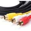 RTO Kabelis kabelis adapter przejściówka przewód 3x rca cinch hdmi 2.0 audio video 1,5m -e383