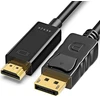 RTO Kabelis przejściówka hdmi displayport adapter 2.0 paauksuotas 1,8 m 4k/60hz
