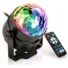 RTO Kula disco dyskotekowa projektorius rgb led reflektor na impreze laser + pilot -e113