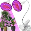 RTO Lampa do wzrostu roślin 200 led panel do uprawy klips 20w e27 gwint ruchoma -e563