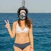 RTO Maska do nurkowania składana pełnotwarzowa s/m-s032-1 - s/m