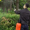 Opryskiwacz Rankinis slėginis sodo purkštuvas augalams, ilgas laidas, 5 l