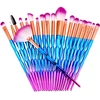 RTO Rinkinys profesjonalnych pędzli do makijażu oczu make-up komplet 20 vnt