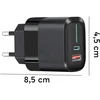 Szybka Greito įkrovimo rinkinys 3in1 kubas + USB C tipo laidas, 20 W greitas įkrovimas - ER1090