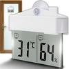 RTO lauko termometras, vidaus termometras, langų termometras, skaitmeninis higrometras °C/°F