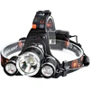 RTO Žibintuvėlis czołowa na głowę 3 diody led t6 cree lampka czołówka mocna -e051