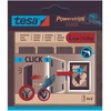 Tesa Rzep Lipnios vidinės „Velcro“ juostelės, 4 poros, ilgis 85 mm: 20 mm, baltos