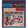 Tesa Rzep Lipnios vidinės „Velcro“ juostelės, 4 poros, 80 mm:20 mm, baltos