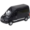 Lean Toys Juodas metalinis sunkvežimis su garsais ir šviesomis, 12x6x7 cm