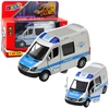 Lean Toys Policijos automobilis 1:32 su traukimo mechanizmu, šviesomis ir garsu