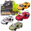 Lean Toys Metalinis sportinis automobilis su šviesomis ir garsais, 12x5.5x3.5 cm