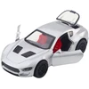 Lean Toys Metalinis sportinis automobilis su šviesomis ir garsais, 12x5.5x3.5 cm
