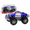 Lean Toys Policijos visureigis su pavara, mėlynas, 31x19x21cm