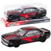 Lean Toys Juodas ir raudonas sportinis automobilis, 28x11.5x7.5 cm