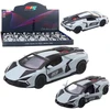 Lean Toys 1:32 Metalinis lenktyninis automobilis su atidaromomis durimis