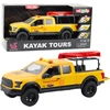 Lean Toys Žaislinis visureigis su baidare, šviesos ir garso efektais, 1:12