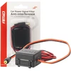 Automobilinis signalo filtras su DC-DC keitikliu ir kištuku 12V – nuo trukdžių AMIO-04101