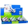 Lean Toys Žaislinis keleivinis lėktuvas su šviesomis ir garsais
