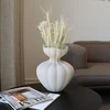 Scandinavian Collection Skandinavijos kolekcija - Siena vaza - švelni smėlio spalvos - 32 cm