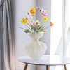 Scandinavian Collection Skandinavijos kolekcija - Siena vaza - švelni smėlio spalvos - 32 cm