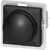 Ściemniacz „Pearl“ LED rotacinis reguliatorius, 230 V, 50 Hz, Pmin: 3 W, Pmax: 35 W, SO-1P/LED, juodas