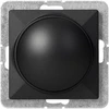 Ściemniacz „Pearl“ LED rotacinis reguliatorius, 230 V, 50 Hz, Pmin: 3 W, Pmax: 35 W, SO-1P/LED, juodas