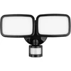Maclean LED sieninis šviestuvas, su PIR jutikliu, 20W, 1500lm, IP65, neutralus baltas 4000K, juodas, MCE524 B