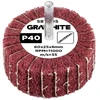 Ściernica Plokštelinis šlifavimo diskas su abrazyvine vilna, kotas 60 x 25 x 6 mm, P40