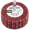Ściernica Plokštelinis šlifavimo diskas su abrazyvine vilna, kotas 60 x 25 x 6 mm, P60