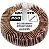 Ściernica Plokštelinis šlifavimo diskas su kotu 60 x 15 x 6 mm, P60