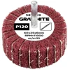 Ściernica Plokštelinis šlifavimo diskas su abrazyvine vilna, kotas 60 x 25 x 6 mm, P120