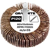 Ściernica Plokštelinis šlifavimo diskas su kotu 60 x 15 x 6 mm, P120